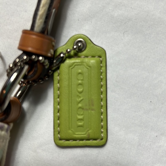 Coach multi color crossbody bag with long adjustable strap good used - Picture 4 of 10